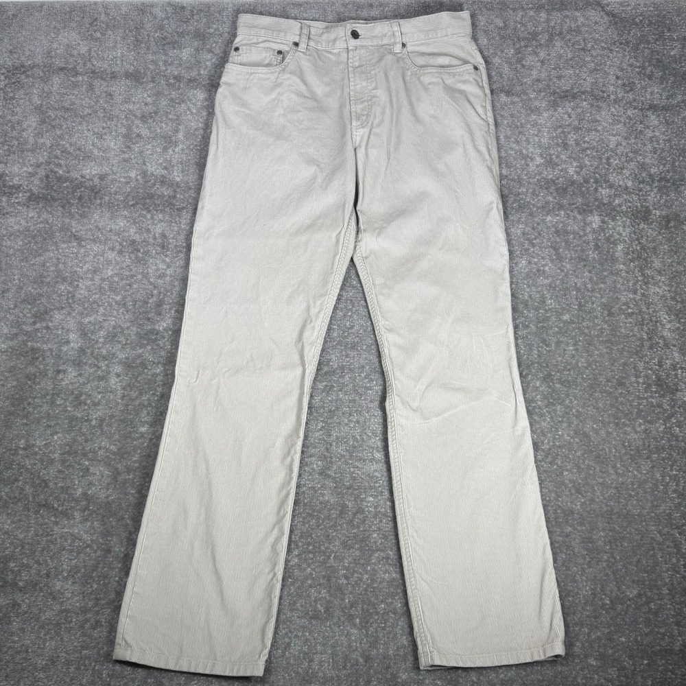 Brooks Brothers Pants Men's 32x32‎ Beige Corduroy Straight Leg